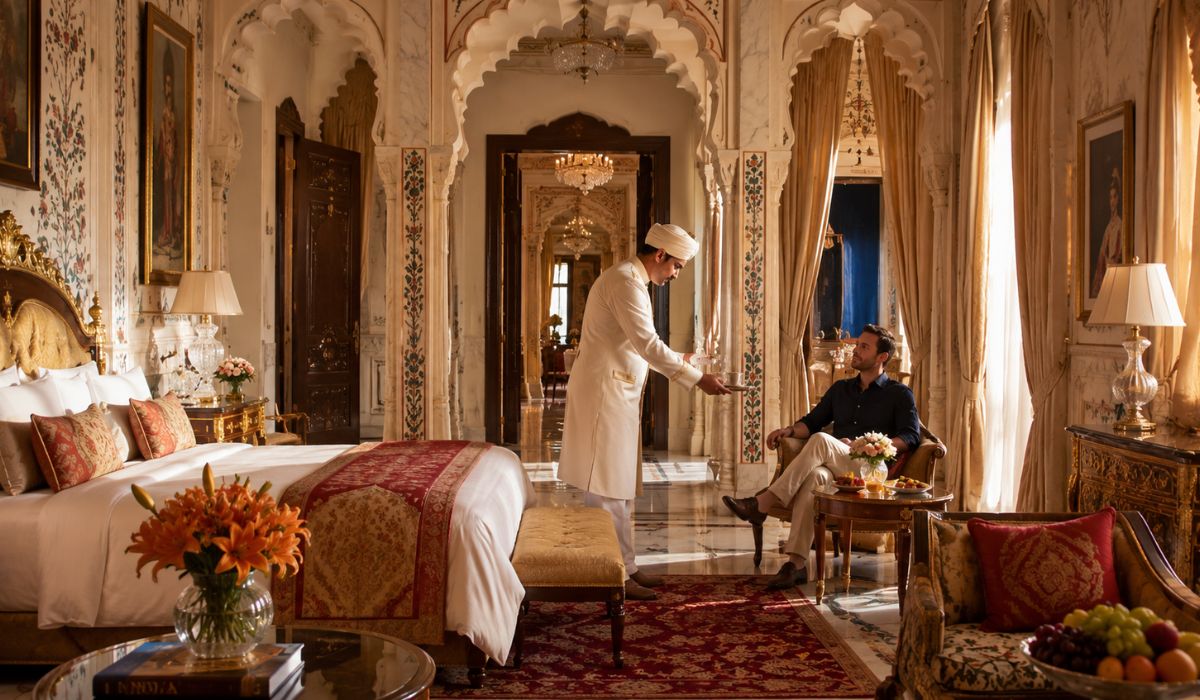 Luxury palace hotel experience in India with royal heritage and premium hospitality